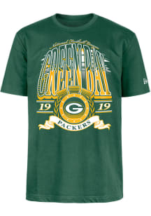 New Era Green Bay Packers Green Sport Classics Short Sleeve T Shirt