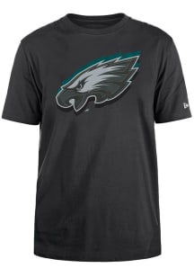 New Era Philadelphia Eagles Charcoal Logo NFL Draft 2024 Short Sleeve T Shirt