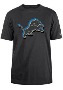New Era Detroit Lions Black Logo NFL Draft 2024 Short Sleeve T Shirt