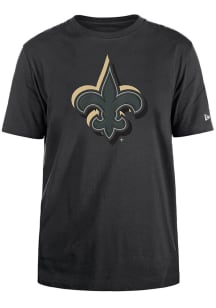New Era New Orleans Saints Charcoal Logo NFL Draft 2024 Short Sleeve T Shirt