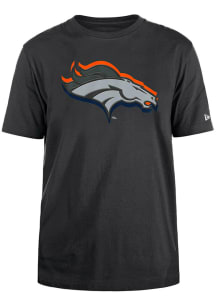 New Era Denver Broncos Charcoal Logo NFL Draft 2024 Short Sleeve T Shirt