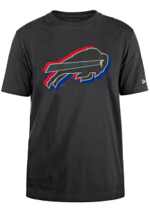New Era Buffalo Bills Black Logo NFL Draft 2024 Short Sleeve T Shirt