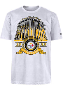 New Era Pittsburgh Steelers White Sport Classics Short Sleeve T Shirt