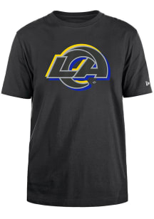New Era Los Angeles Rams Charcoal Logo NFL Draft 2024 Short Sleeve T Shirt