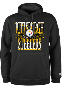 New Era Pittsburgh Steelers Mens Black Sport Classics Long Sleeve Hoodie