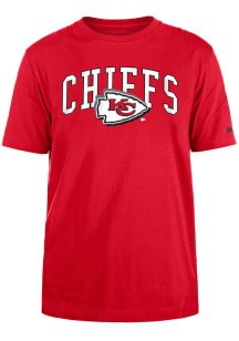 New Era Kansas City Chiefs Red Arch Name NFL Draft 2024 Short Sleeve T Shirt