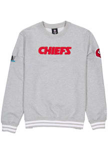 New Era Kansas City Chiefs Mens Grey Logo Select Long Sleeve Fashion Sweatshirt