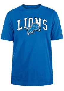 New Era Detroit Lions Blue Arch Name NFL Draft 2024 Short Sleeve T Shirt