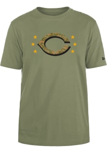 New Era Cincinnati Reds Olive Armed Forces Day 2024 Short Sleeve T Shirt