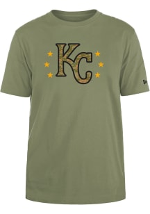 New Era Kansas City Royals Olive Armed Forces Day 2024 Short Sleeve T Shirt