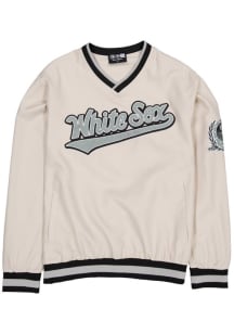 New Era Chicago White Sox Mens Tan Sport Classics Pullover Jackets