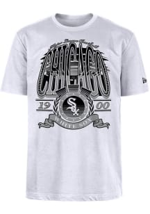 New Era Chicago White Sox White Sport Classics Design Short Sleeve T Shirt