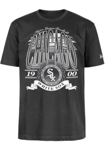 New Era Chicago White Sox Black Sport Classics Short Sleeve T Shirt