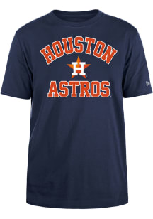 New Era Houston Astros Navy Blue Heart and Soul Short Sleeve T Shirt