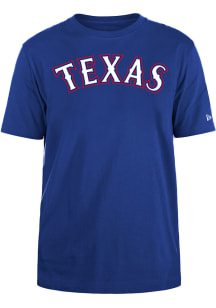 New Era Texas Rangers Blue Team Name Short Sleeve T Shirt