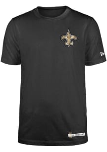 New Era New Orleans Saints Black Training Camp Short Sleeve T Shirt