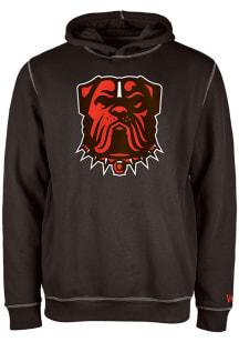 New Era Cleveland Browns Mens Brown Active Hood