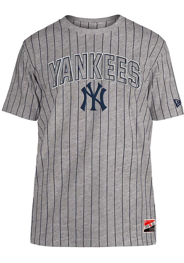 ウェア New York Yankees New Era New York Yankees GREY Throwback Short Sleeve Fashion