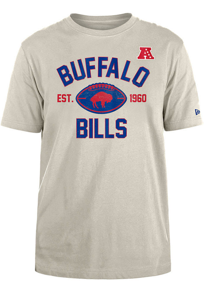 New Era Buffalo Bills TAN 3rd Down Historic Short Sleeve T