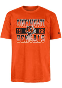 New Era Cincinnati Bengals Orange Sport Night Short Sleeve T Shirt