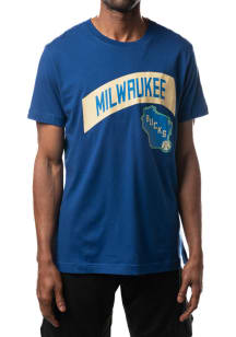 Giannis Antetokounmpo Milwaukee Bucks Blue City Edition Short Sleeve Player T Shirt