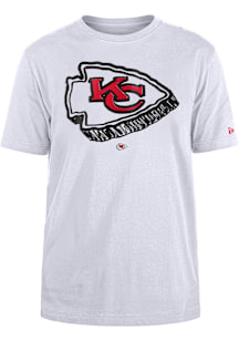 New Era Kansas City Chiefs White Doodles Short Sleeve T Shirt