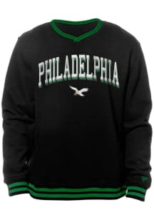 New Era Philadelphia Eagles Mens Black Sport Night Long Sleeve Fashion Sweatshirt