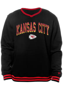 New Era Kansas City Chiefs Mens Black Sport Night Long Sleeve Fashion Sweatshirt