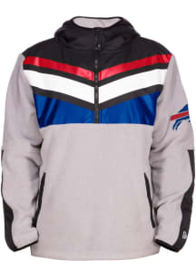 New Era Buffalo Bills Mens Grey Lift Pass Pullover Jackets