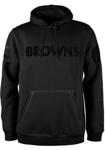 New Era Cleveland Browns Mens Black Black on black Fashion Hood