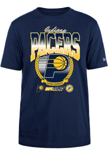 New Era Indiana Pacers Navy Blue Classic Short Sleeve T Shirt