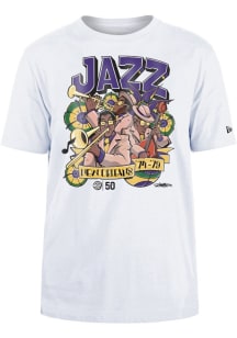 New Era New Orleans Pelicans White Vintage Short Sleeve T Shirt