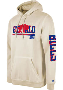New Era Buffalo Bills Mens Tan Team Name Long Sleeve Hoodie