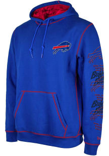 New Era Buffalo Bills Mens Blue Team Split Fashion Hood