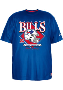 New Era Buffalo Bills Mens Blue Helmet Big and Tall T-Shirt