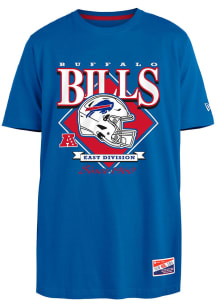 New Era Buffalo Bills Mens Blue Helmet Big and Tall T-Shirt
