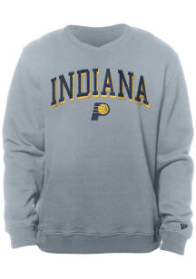 New Era Indiana Pacers Mens Grey Sport Night Long Sleeve Fashion Sweatshirt