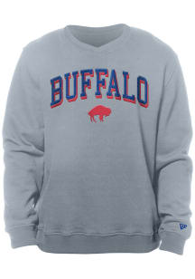 New Era Buffalo Bills Mens Grey Sport Night Long Sleeve Fashion Sweatshirt