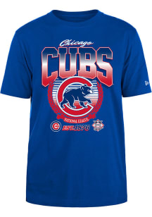 New Era Chicago Cubs Blue Summer Classics Short Sleeve T Shirt