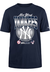 New Era New York Yankees Navy Blue Summer Classics Short Sleeve T Shirt
