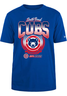 New Era South Bend Cubs Blue Summer Classics Short Sleeve T Shirt