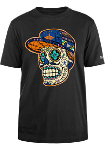 New Era Houston Astros Black Sugar Skulls Short Sleeve T Shirt