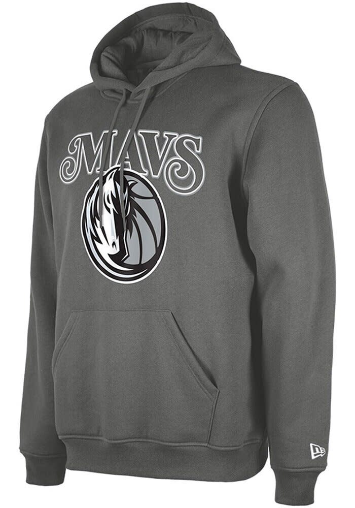 New Era Dallas Mavericks Mens GREY City Edition Hoodie - 590003079