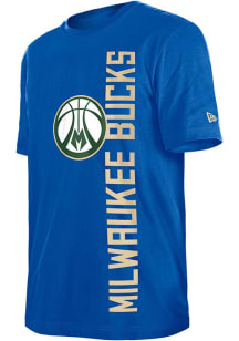 New Era Milwaukee Bucks Blue City Edition Short Sleeve T Shirt