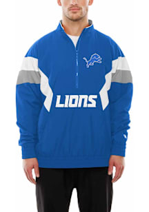 New Era Detroit Lions Mens Blue Sports Classic Pullover Jackets
