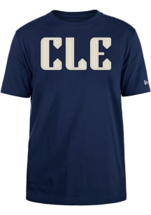 New Era Cleveland Guardians Navy Blue City Connect Short Sleeve T Shirt