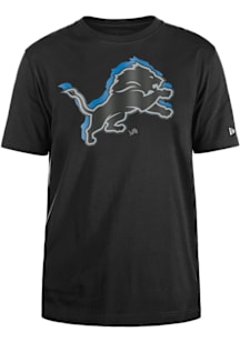 New Era Detroit Lions Black Logo NFL Draft Day 2024 Short Sleeve T Shirt