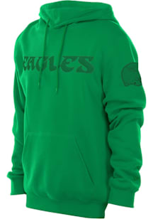 New Era Philadelphia Eagles Mens Kelly Green Team Name Fashion Hood