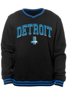 New Era Detroit Lions Mens Black Retro Sport Night Long Sleeve Fashion Sweatshirt