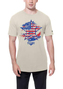 New Era Houston Astros White July 4th Short Sleeve T Shirt